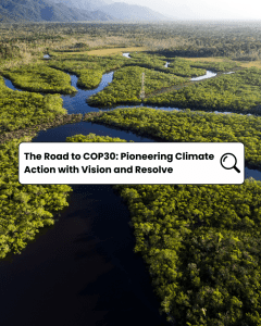 The Road to COP30: Pioneering Climate Action with Vision and Resolve